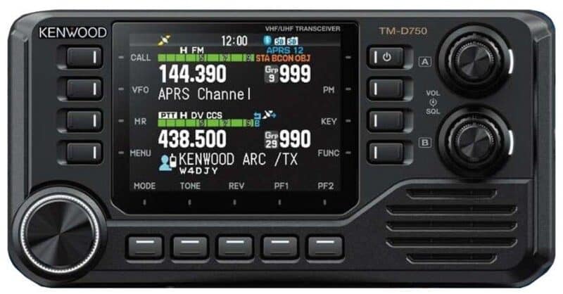 Kenwood TM-D750A – VHF/UHF Digital Triband Mobile Transceiver,